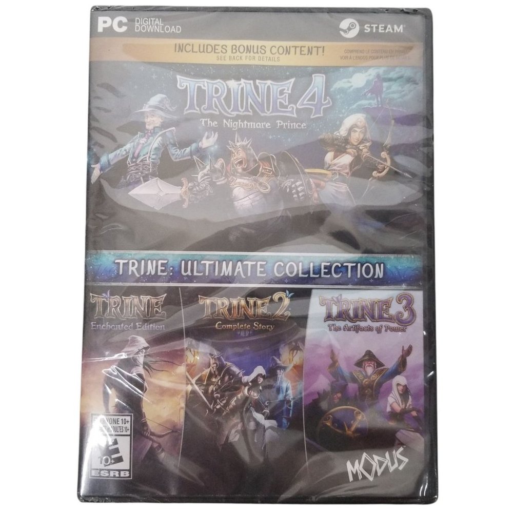 Trine Ultimate Collection: Trine, Trine 2 3 4 PC Game New Factory Sealed